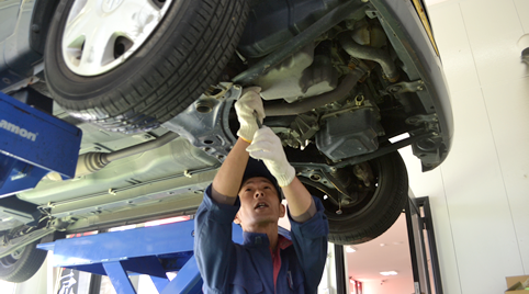 事前点検（車検実施の１〜２週間前）